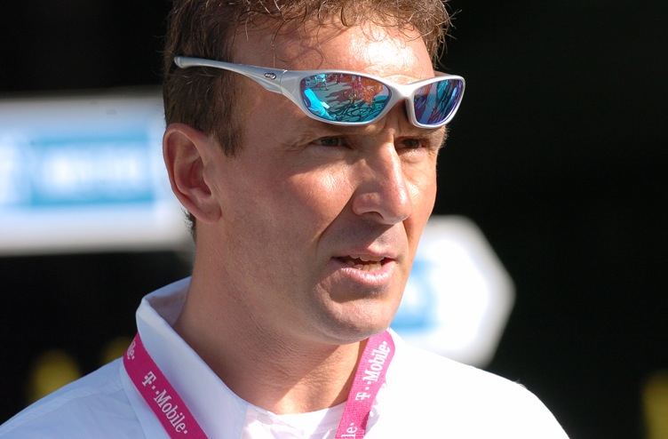 Johan Museeuw at the Tour of Britain, 2005.