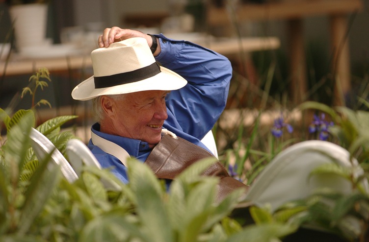 Terence Conran at the Chelsea Flower Show, 2004.