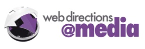 Logo for Web Directions @media, London, 2010.